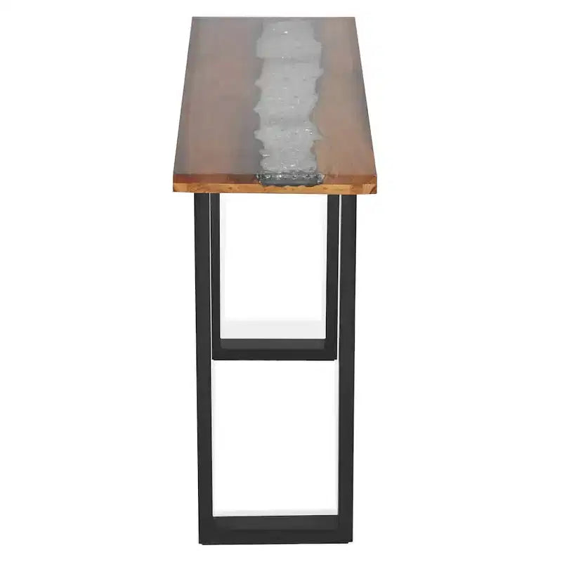 Teak Console Table 39.4" x 13.8" x 29.5"