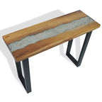 Teak Console Table 39.4" x 13.8" x 29.5"