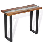 Teak Console Table 39.4" x 13.8" x 29.5"