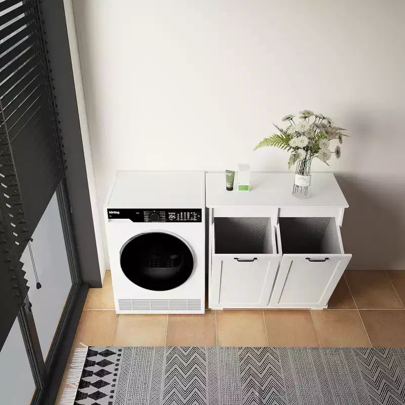 Laundry Cabinet with 2 Removable Liner Bags