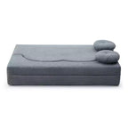 Folding Loveseat Futon Sofa with Pillows – Convertible Sleeper Couch for Small Spaces