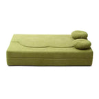 Folding Loveseat Futon Sofa with Pillows – Convertible Sleeper Couch for Small Spaces