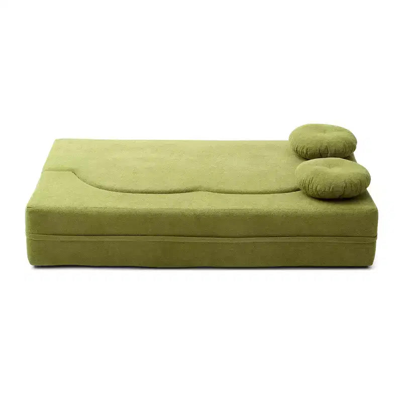 Folding Loveseat Futon Sofa with Pillows – Convertible Sleeper Couch for Small Spaces