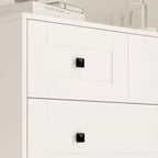 4-Drawer Chest of Drawers with White Melamine Finish