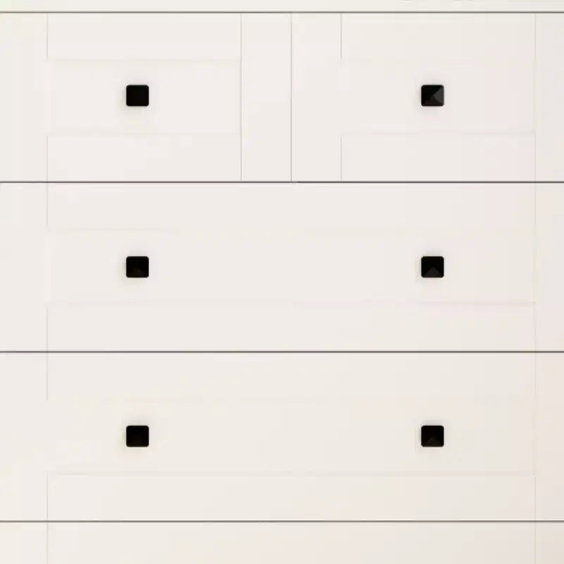 4-Drawer Chest of Drawers with White Melamine Finish