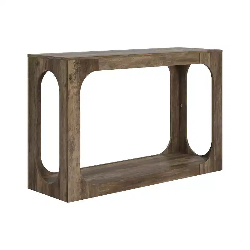 Console Table with Two-Tier Open Shelf, 47"W x 15.6"D x 30"H