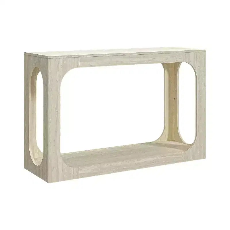 Console Table with Two-Tier Open Shelf, 47"W x 15.6"D x 30"H