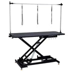 Pet Grooming Table, X-Type Height-Adjustable Drying Table, Heavy-Duty Electric Dog Grooming Station, Suitable for Large, Medium, and Small Dogs