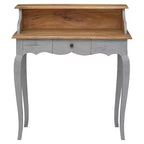 Solid Mahogany Wood Writing Desk 31.5x15.7x36.2"