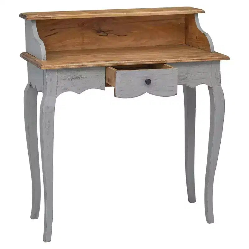 Solid Mahogany Wood Writing Desk 31.5x15.7x36.2"