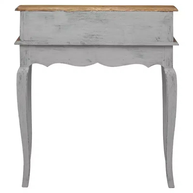Solid Mahogany Wood Writing Desk 31.5x15.7x36.2"