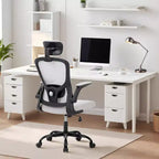Ergonomic Office Chair with Adjustable Headrest and Flip-Up Armrests