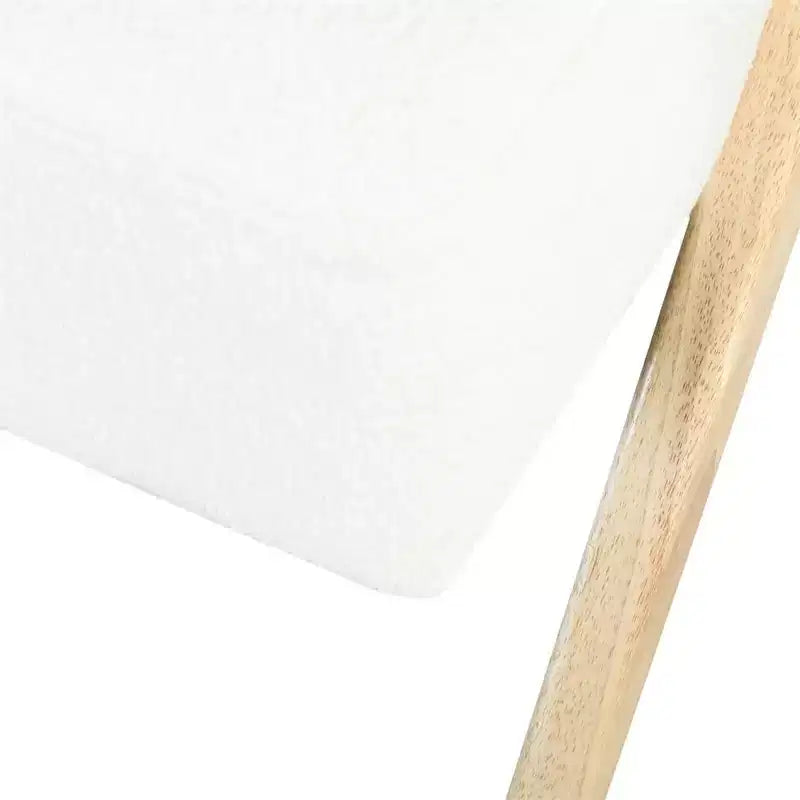 Upholstered Accent Chair with Wood Frame