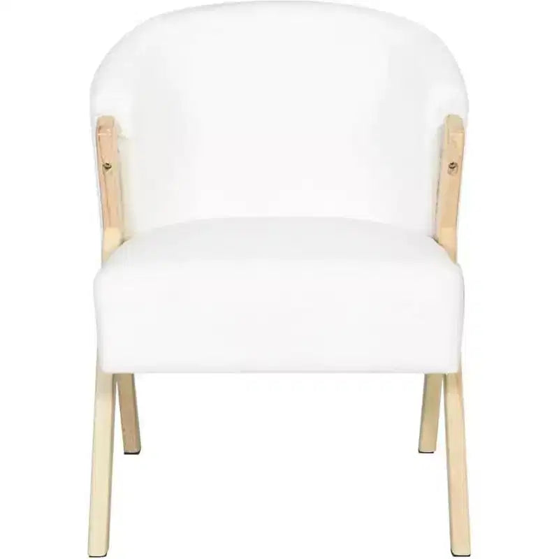 Upholstered Accent Chair with Wood Frame