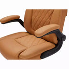 Heavy Duty Ergonomic Office Chair with Lumbar Support, Flip-Up Arms and 360 Swivel, 350 lbs Capacity