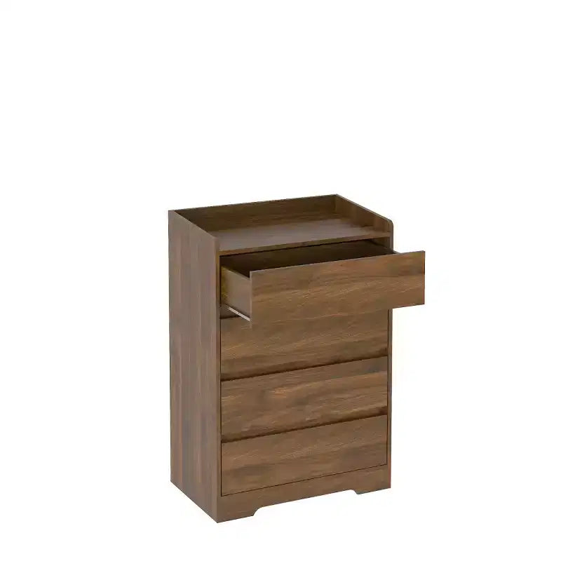 4 Drawer Vertical Dresser with Handle-Free Design
