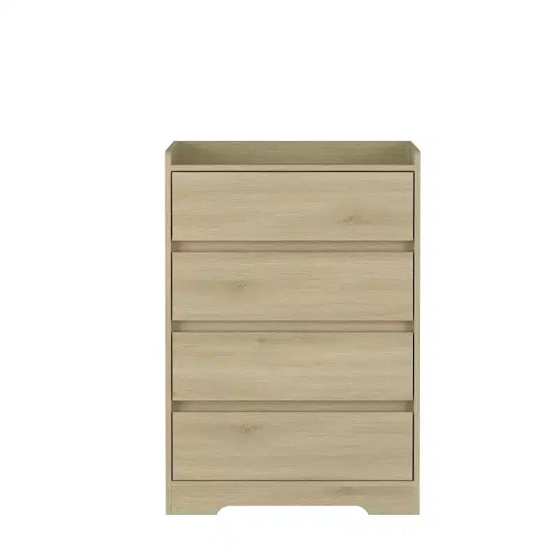 4 Drawer Vertical Dresser with Handle-Free Design