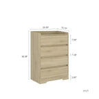 4 Drawer Vertical Dresser with Handle-Free Design