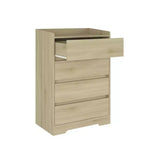 4 Drawer Vertical Dresser with Handle-Free Design