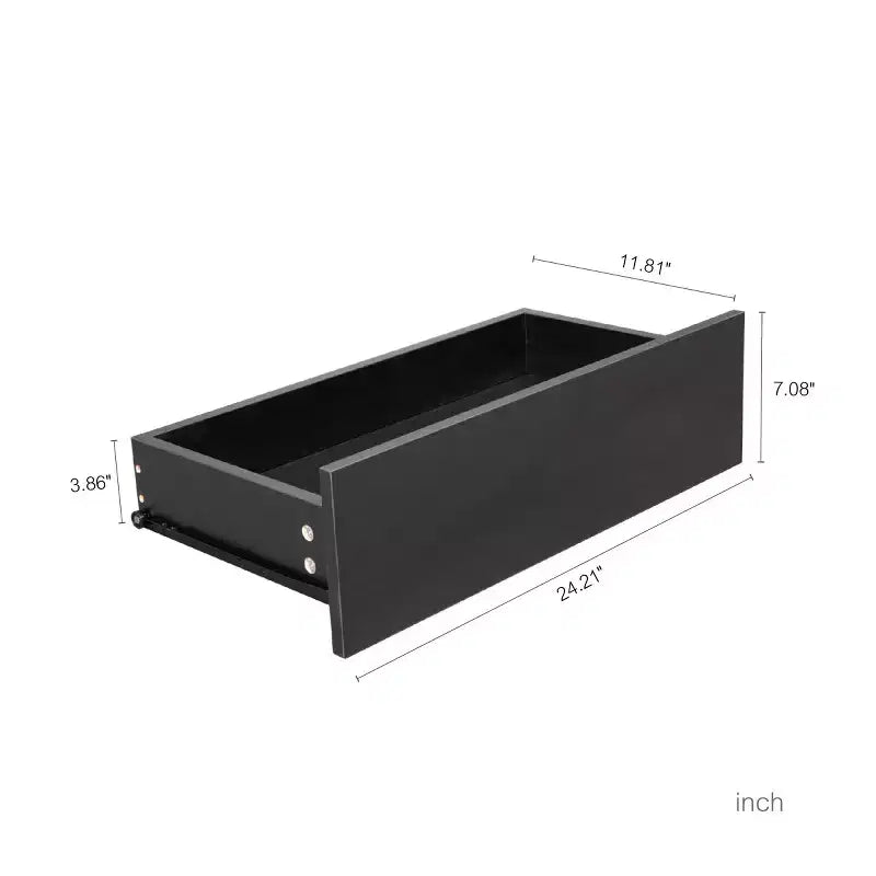 4 Drawer Vertical Dresser with Handle-Free Design