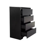 4 Drawer Vertical Dresser with Handle-Free Design