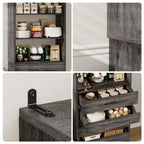 80-Inch Tall Pantry Cabinet with Drawers and Shelves
