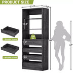 80-Inch Tall Pantry Cabinet with Drawers and Shelves