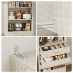 80-Inch Tall Pantry Cabinet with Drawers and Shelves