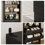 80-Inch Tall Pantry Cabinet with Drawers and Shelves