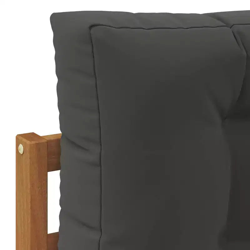 Outdoor Corner Sofa - Solid Acacia Wood with Cushions