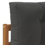 Outdoor Corner Sofa - Solid Acacia Wood with Cushions