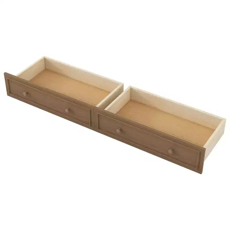 Full Size Corner Daybed with Storage Drawers and Bookcase Headboard