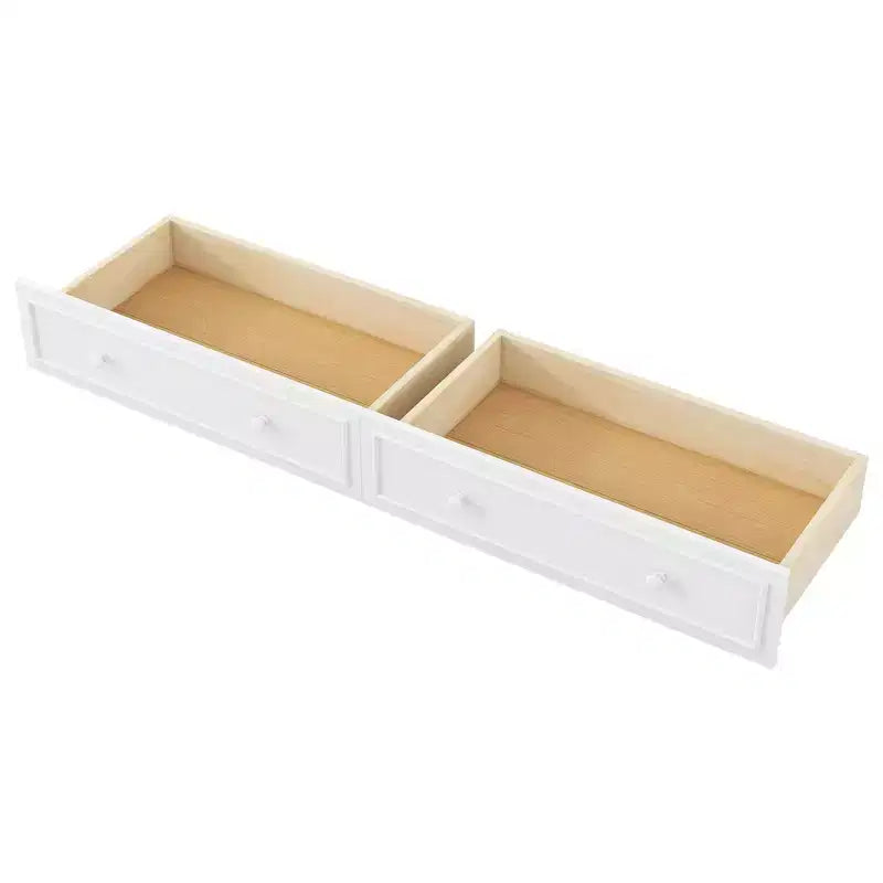 Full Size Corner Daybed with Storage Drawers and Bookcase Headboard