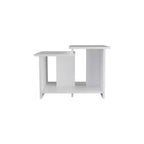Coffee Table with Open Storage, Melamine Finish