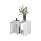 Coffee Table with Open Storage, Melamine Finish