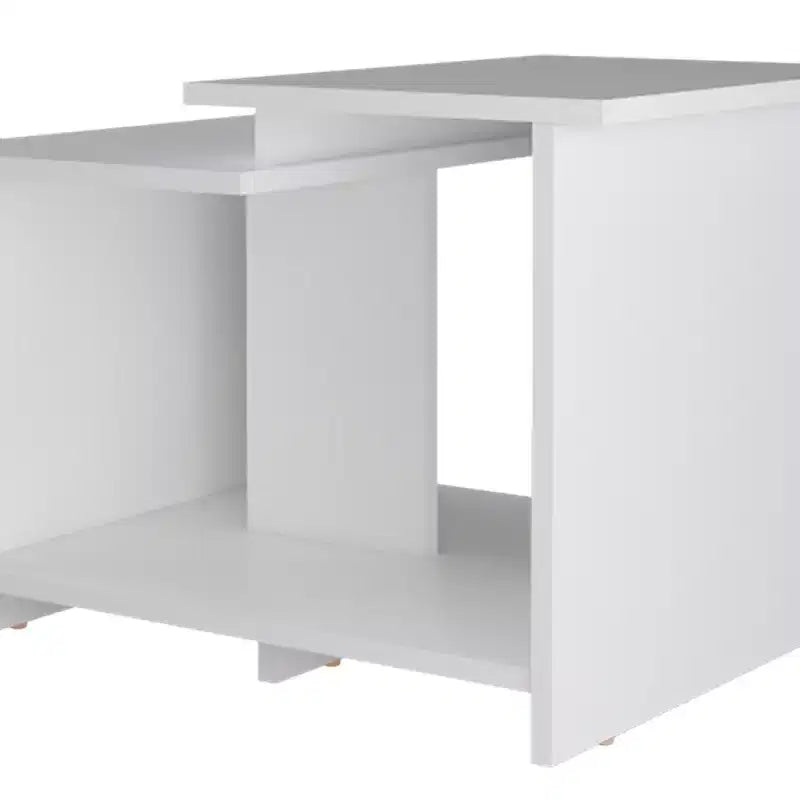 Coffee Table with Open Storage, Melamine Finish