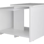Coffee Table with Open Storage, Melamine Finish