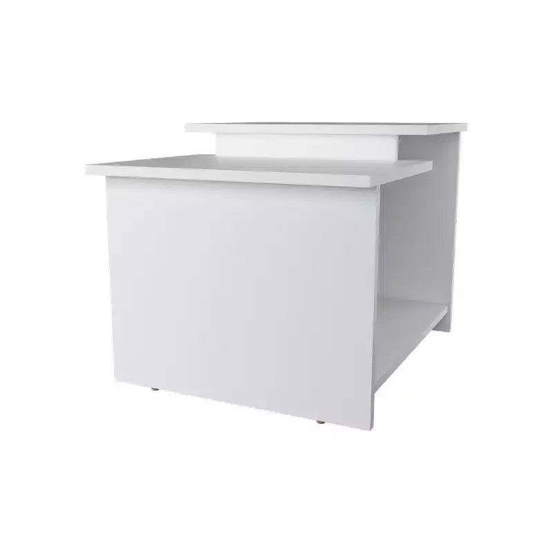 Coffee Table with Open Storage, Melamine Finish