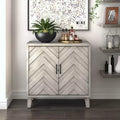 Bar Cabinet with Wine Storage - Gray