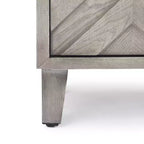 Bar Cabinet with Wine Storage - Gray