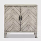 Bar Cabinet with Wine Storage - Gray