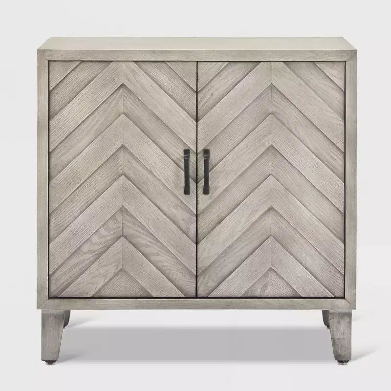 Bar Cabinet with Wine Storage - Gray