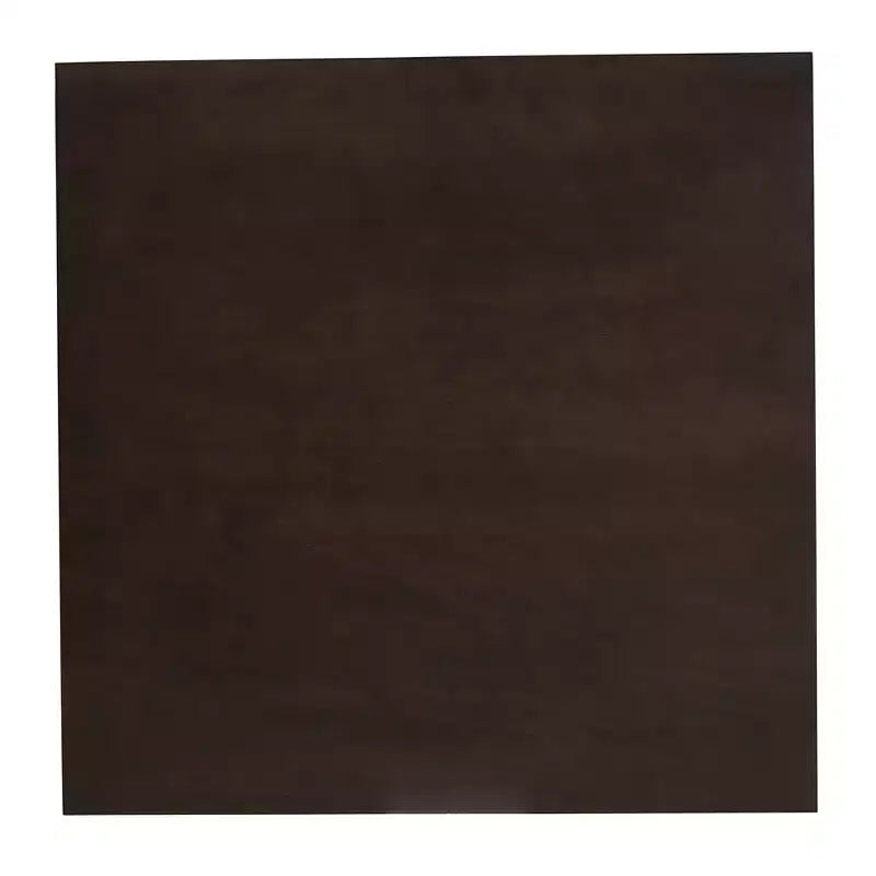 Square Wood Dining Table - Dark Brown