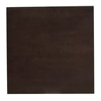 Square Wood Dining Table - Dark Brown