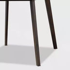Square Wood Dining Table - Dark Brown