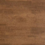 Rectangular Wood Coffee Table with Lower Shelf - Brown