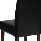 Upholstered Panel Back Mid-Century Parsons Dining Chair