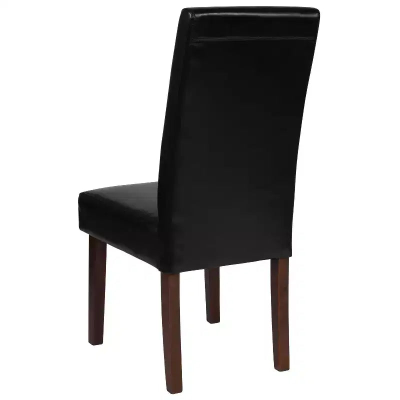 Upholstered Panel Back Mid-Century Parsons Dining Chair