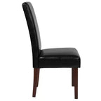Upholstered Panel Back Mid-Century Parsons Dining Chair