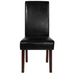 Upholstered Panel Back Mid-Century Parsons Dining Chair